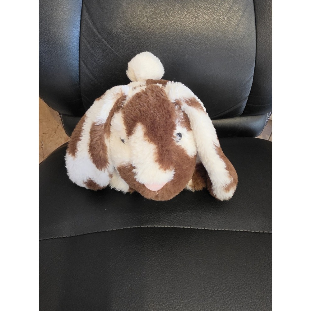 Animal Adventure Plush Bunny Rabbit White With Brown Spots